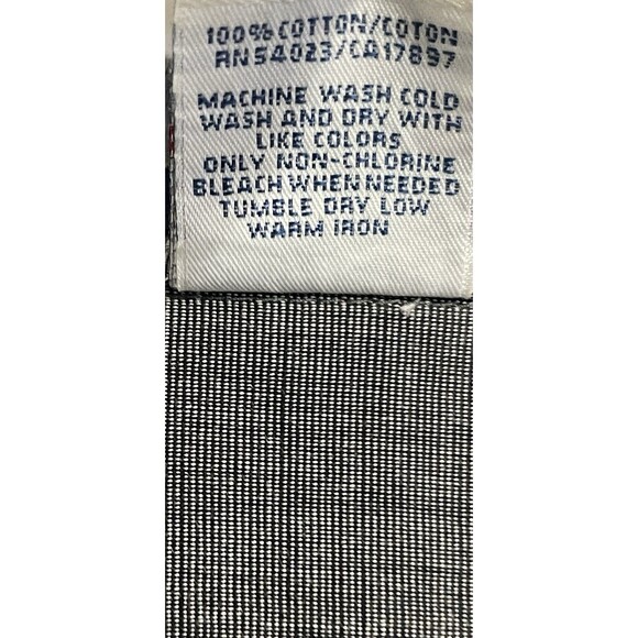 Old Navy Shirt Long Sleeve 100% Cotton Gray Button Up Men’s Regular Fit Size L - Picture 3 of 7